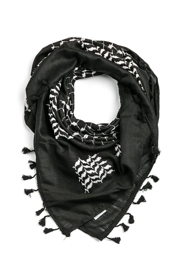 Keffieh Noir et Blanc