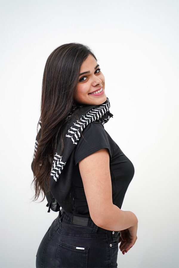 Keffieh Noir et Blanc