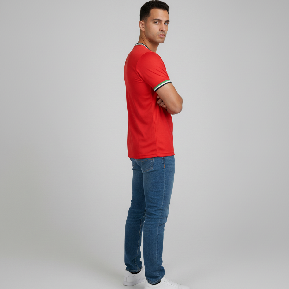 Maillot Rouge de l'Équipe Nationale de Palestine 25/26