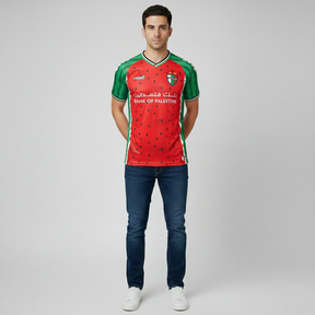 Maillot Officiel de l'Équipe Nationale de Palestine "Pastèque"