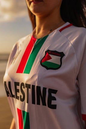 Maillot Blanc de l'Équipe Nationale de Palestine