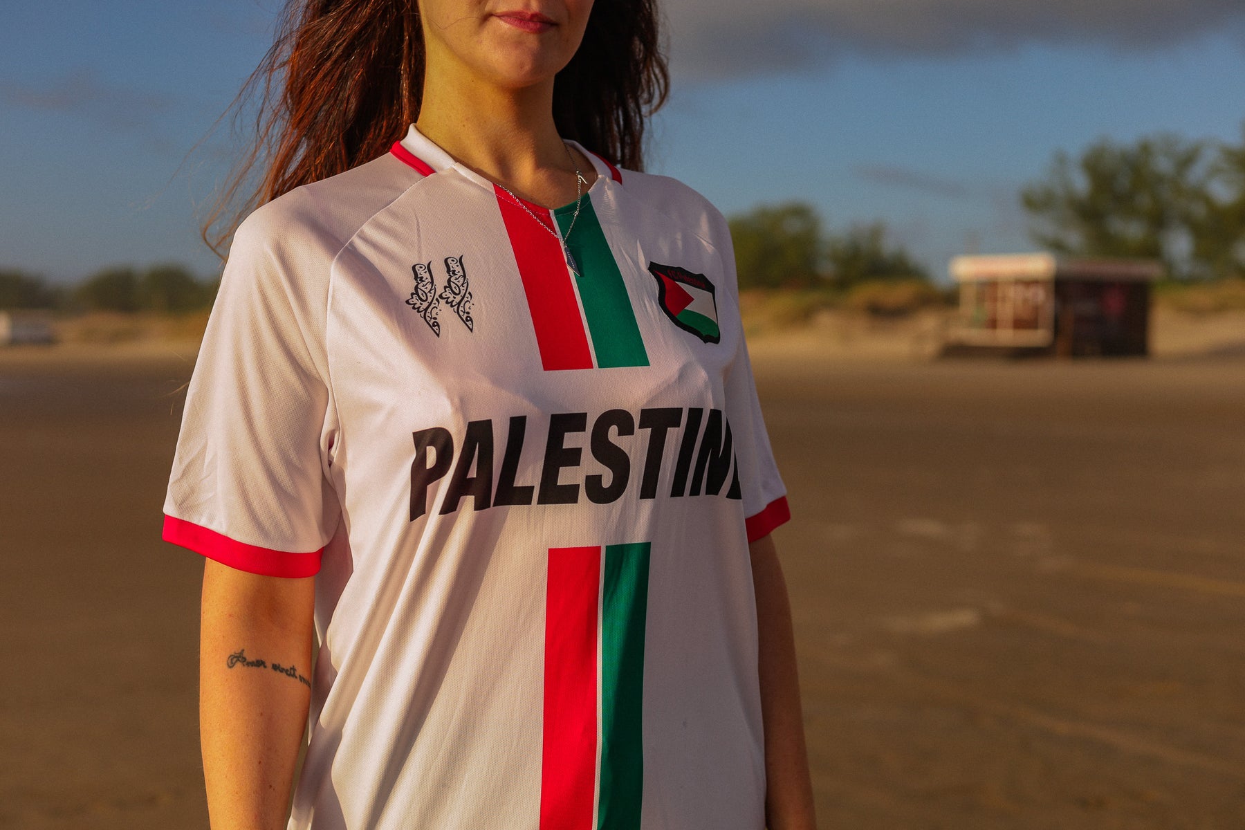 T-shirt de la délégation palestinienne