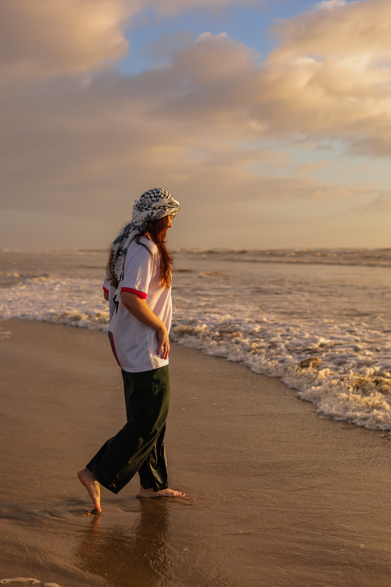 T-shirt de la délégation palestinienne