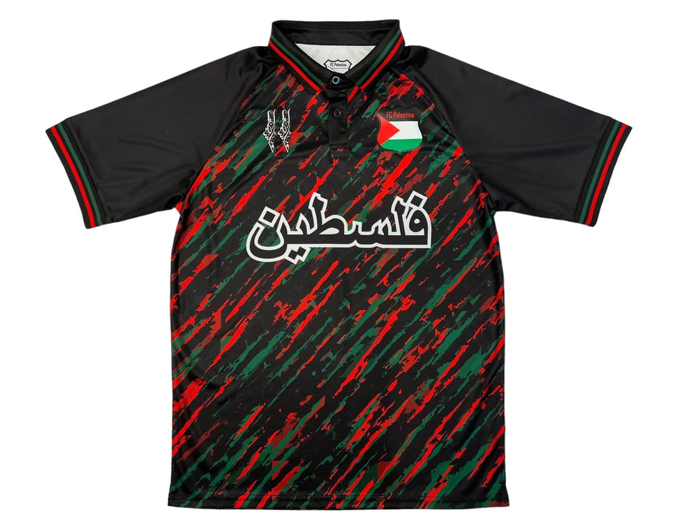 Maillot de Football Palestine – Effet Éclaboussures de Peinture