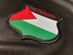 Maillot de l'Équipe Nationale de Palestine Noir – Texte Arabe