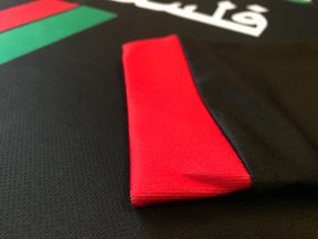 Maillot de Football Palestinien Noir Rayé