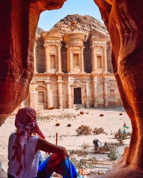 Keffieh Rouge et Blanc